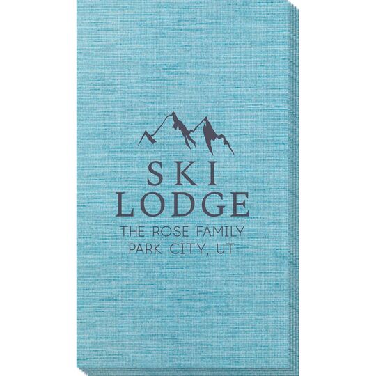 Mountain Ski Lodge Bamboo Luxe Guest Towels